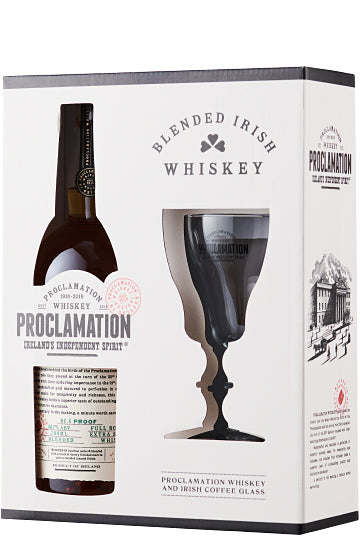 PROCLAMATION BLEND WHISKEY COFFEE GLASS PACK